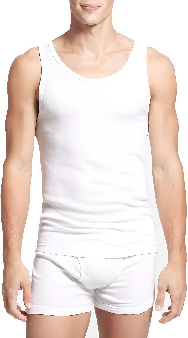 CC MEN WHITE TANK 3PK 100