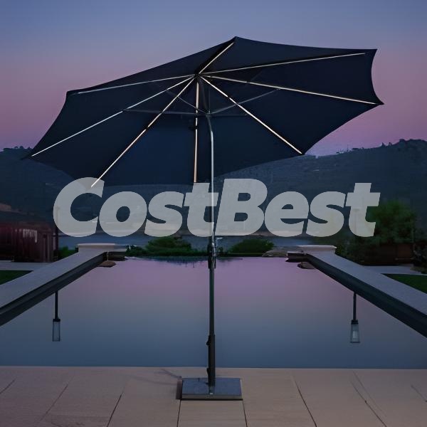 야외용우산 LED솔라라이트 장식 지름 3.0M