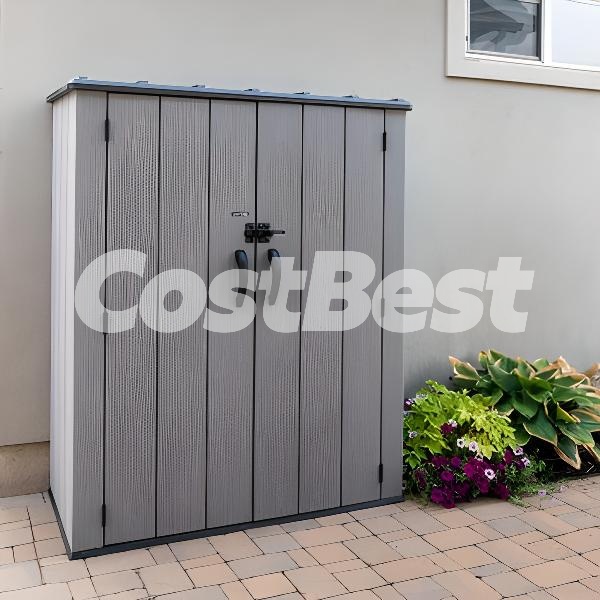 라이프타임 버티컬 조립식 창고-선반 4개 포함