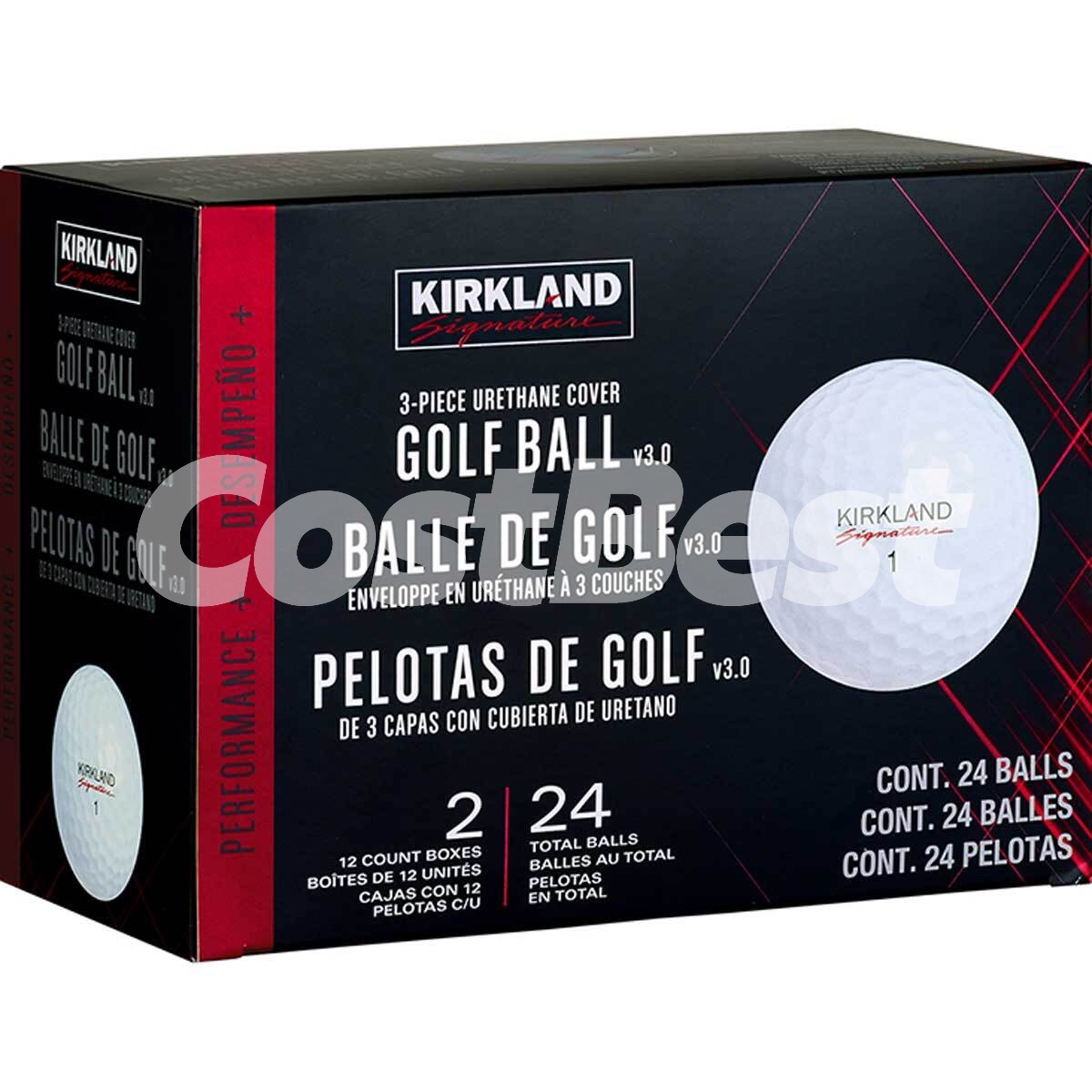 커클랜드 시그니춰 ３피스골프공24 개