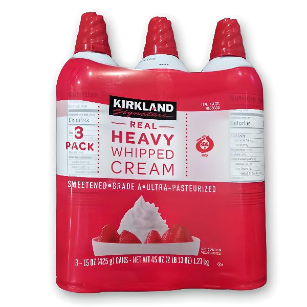 커클랜드 시그니쳐 Real Heavy 휘핑크림 425g x 3