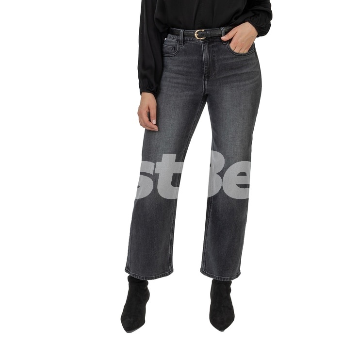 웰원 여성 스트레이트 앵클 데님