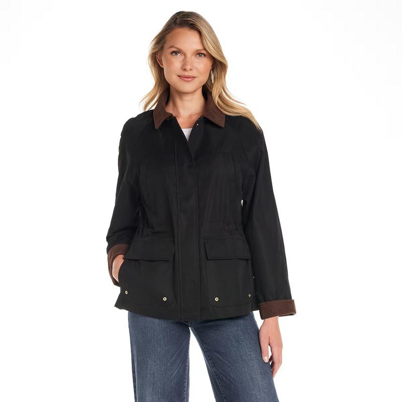 WEATHERPROOF 여성 카라자켓