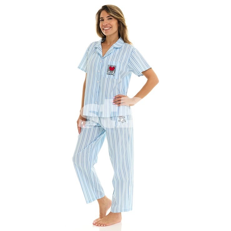 키스 해링 여성 코튼 파자마 세트