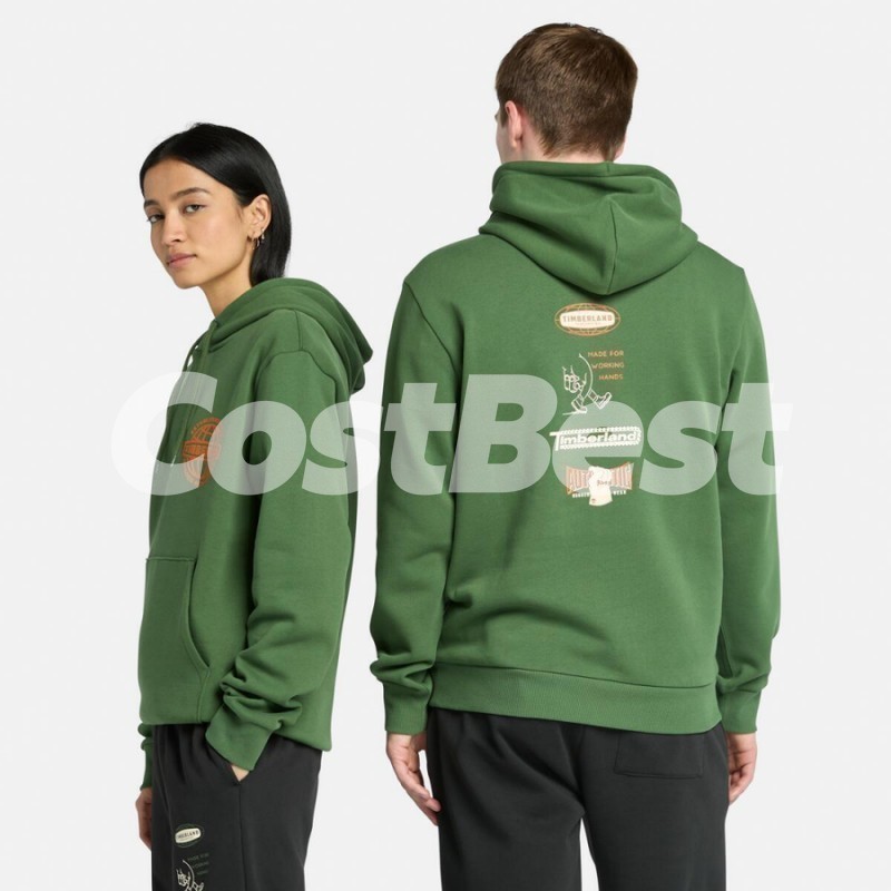 TIMBERLAND 키즈 그래픽 후디 S,M,L,XL US 