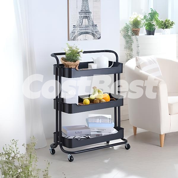 3단 이동식 롤링카트66x35x87cm