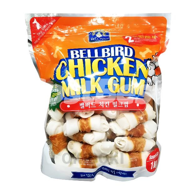벨버드 치킨밀크껌 1kg (S/M)