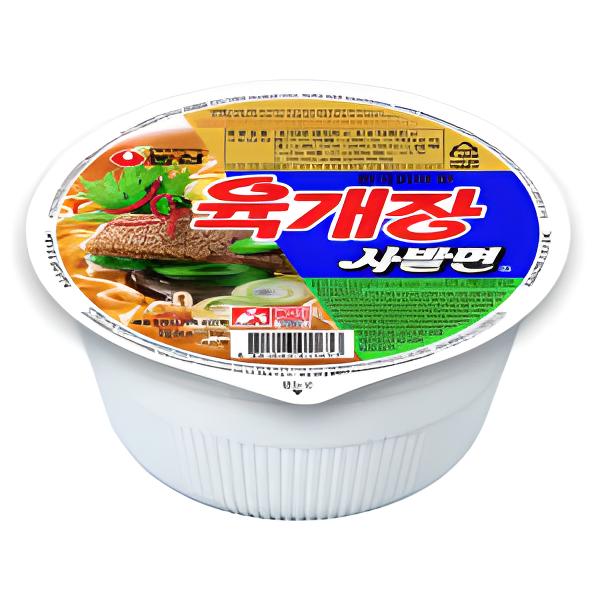 농심 육개장 사발면 86g x 24개