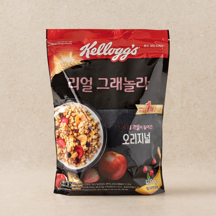 KELLOGG'S 켈로그 리얼 그래놀라 400G X 3