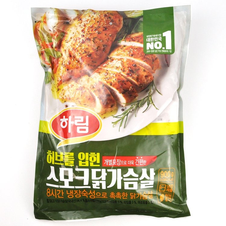 하림 허브를 입힌 닭가슴살 900g