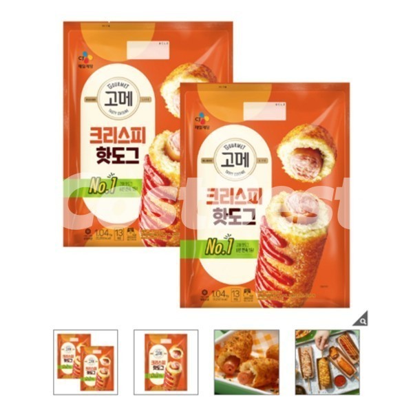 CJ 고메 크리스피 핫도그 80G X 13