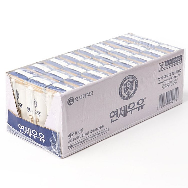 연세우유 멸균우유 200ml x 24
