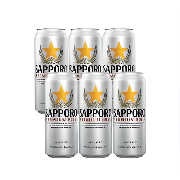 삿포로 500MLX 6 캔