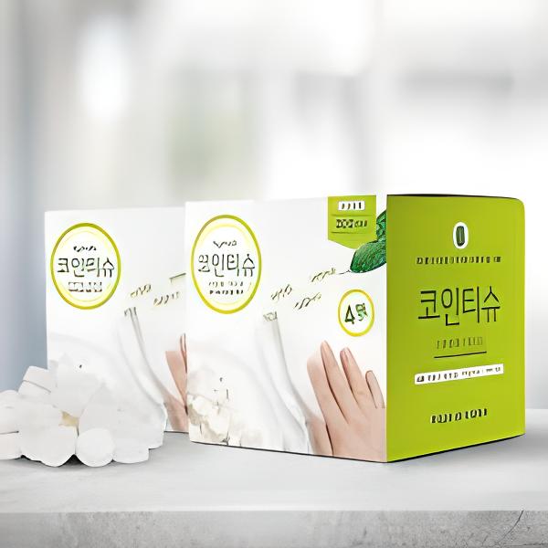 베지터블코인티슈 300 개