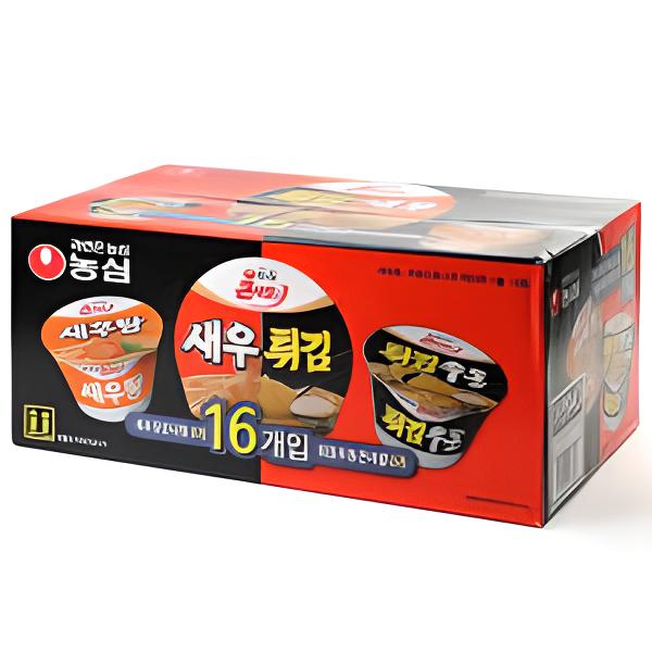 농심 새우탕면 / 튀김우동 115G X8 / 111G X 8