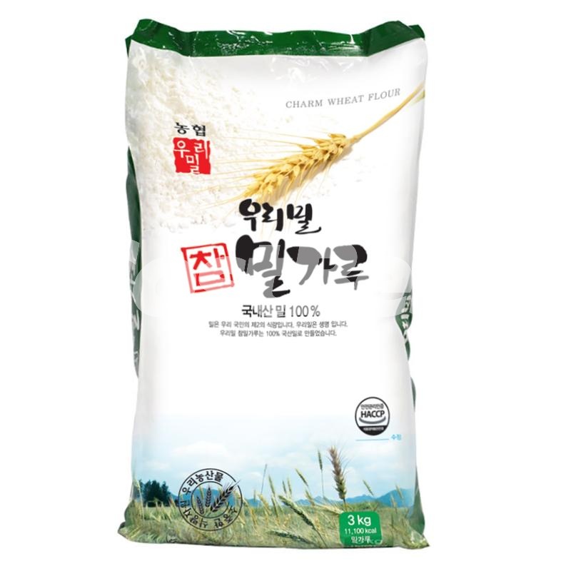 농협 우리밀 참밀가루 3kg