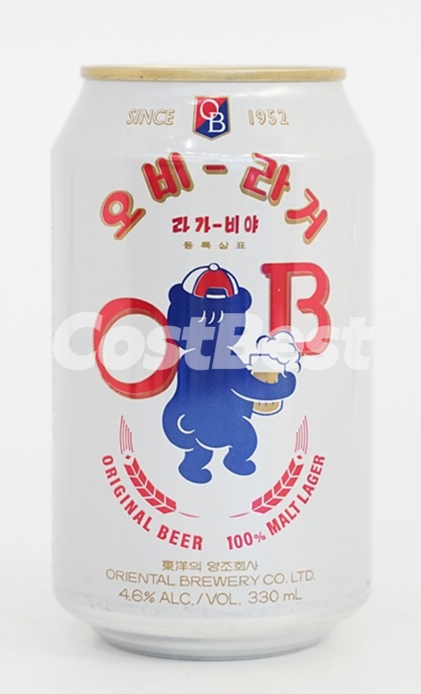 오비라거 캔맥주 330ML X 24캔