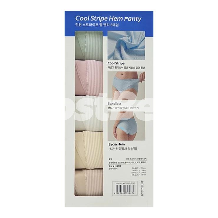 바디블루 여성 팬티 세트 5P