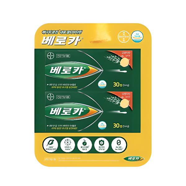 베로카 발포비타민4.8g x 60정
