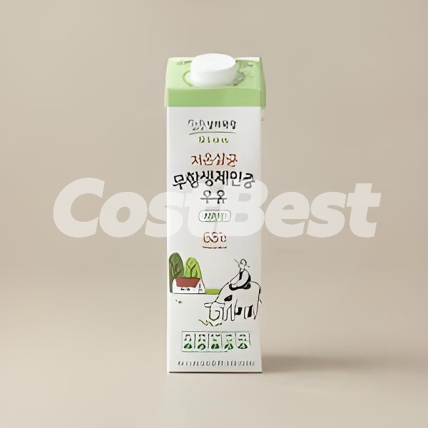 상하목장 저온살균 무항생제 우유 180ML X 12