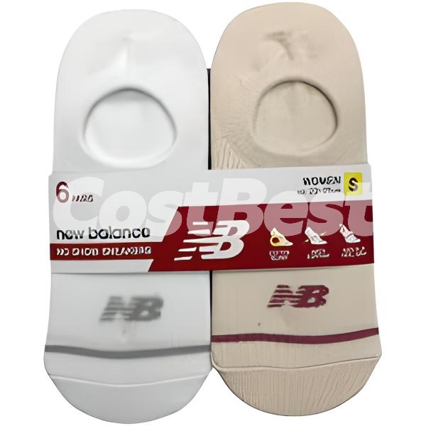 NEW BALANCE 성인뎃신양말6족 FREE SIZE NEW BALANCE NO SHOW 6PR