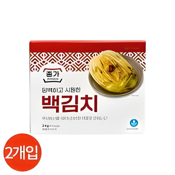 종가 백김치 1KG X 2