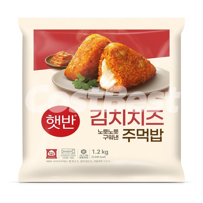 햇반 김치 치즈주먹밥 100G X 12