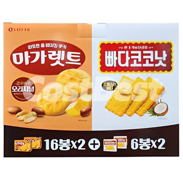 LOTTE 마가렛 & 빠다코코넛 1,304g