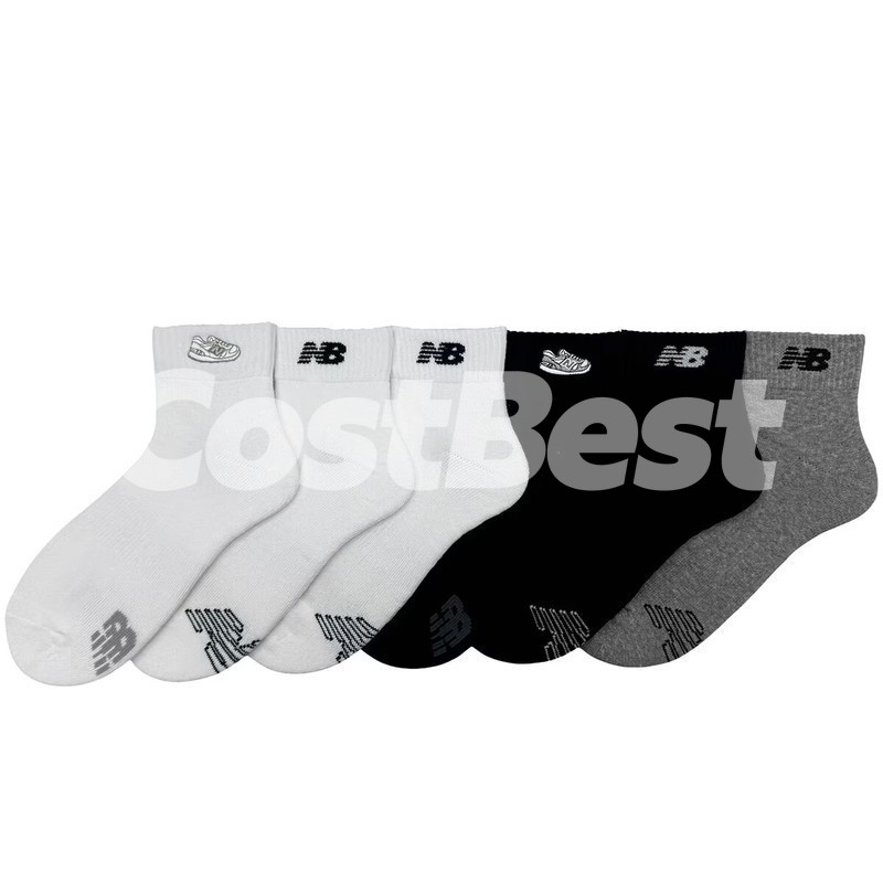 NEW BALANCE 남성스포츠양말 6족 FREE SIZE NEW BALANCE MEN SOCKS 6PR