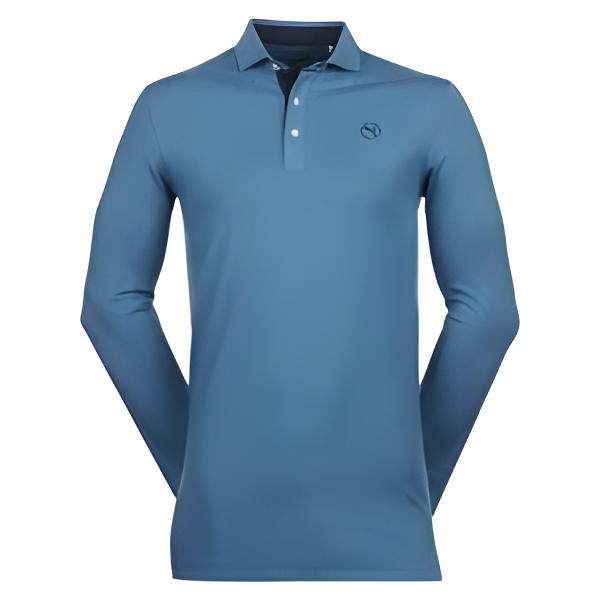 PUMA GOLF MEN LS POLO TEE