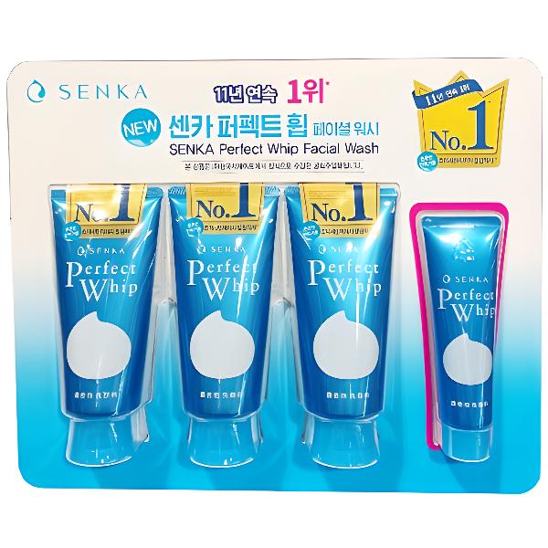 시세이도 센카 휩 클렌저 (페이셜워시120gX3+페이셜워시40gX1)