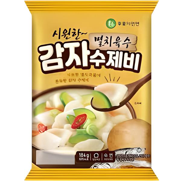 이가자연면 감자수제비