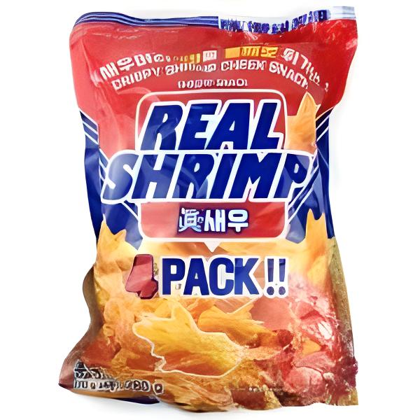 진새우 오리지널 새우스낵 280G/ 70G X 4