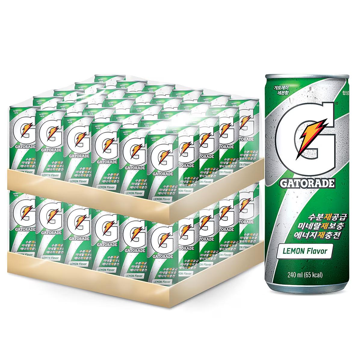 게토레이 레몬 240ML X 30캔