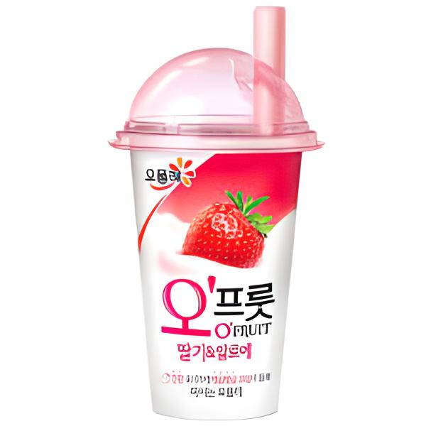 요플레 오프룻딸기 & 알로에 180ML X 10