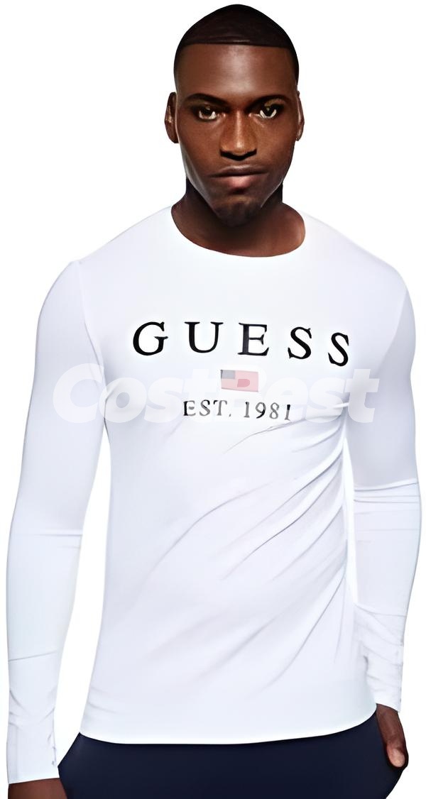 게스 남성 긴소매 티셔츠