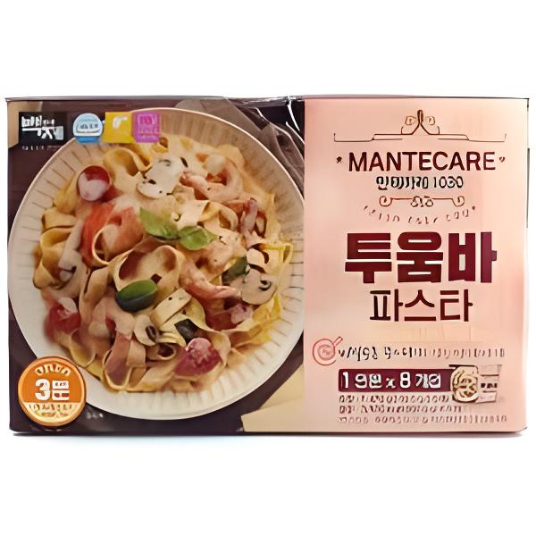 백제만테까레투움바파스타184.5g x 8
