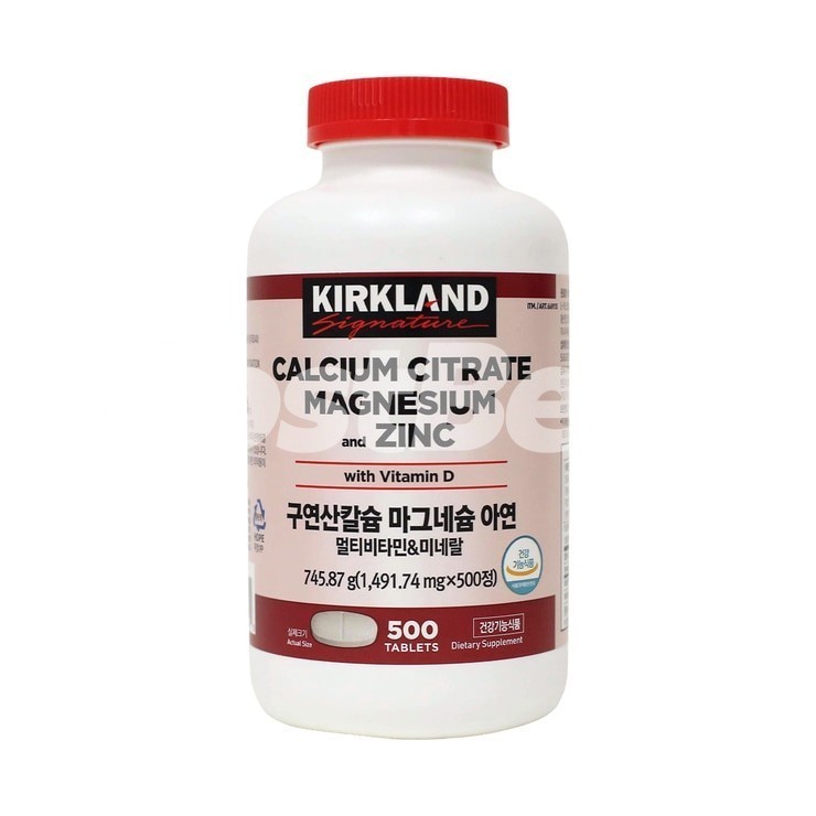 커클랜드 시그니춰 구연산칼슘 1,491.7mg x 500정