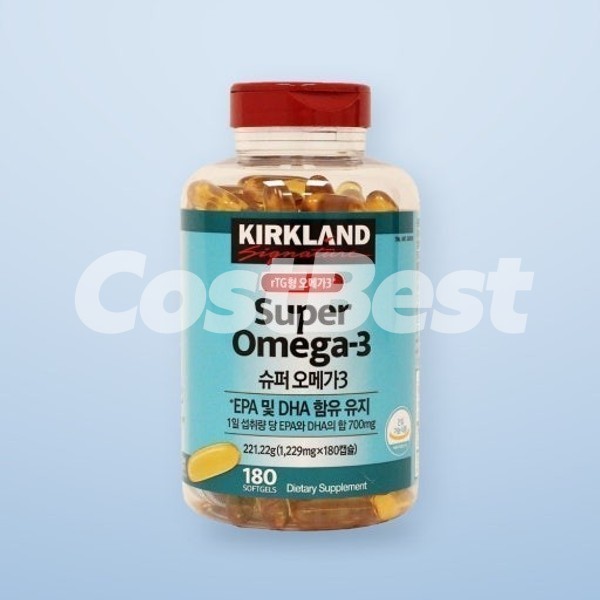 KIRKLAND SIGNATURE 슈퍼오메가 3 R-TG 180CT