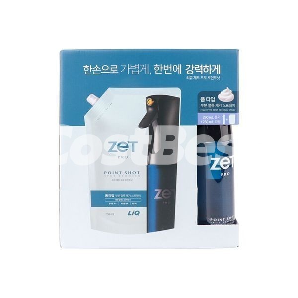 리큐제트프로 포인트샷 얼룩제거제 280ML X 750ML