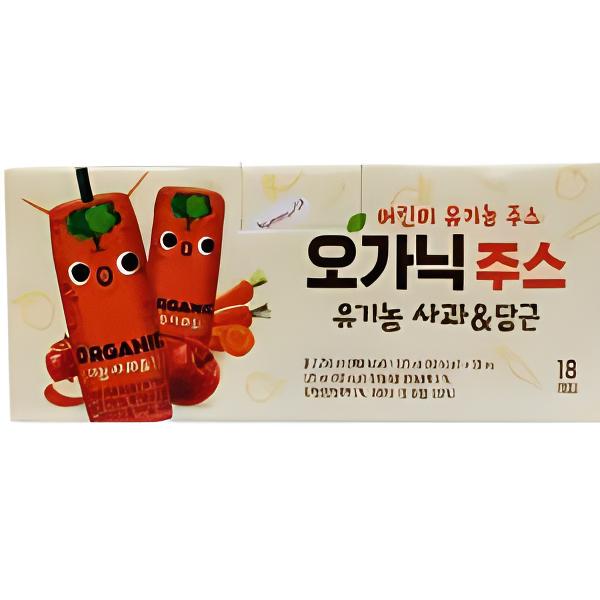 O'RGANIC 사과&당근 주스 125ml X 24