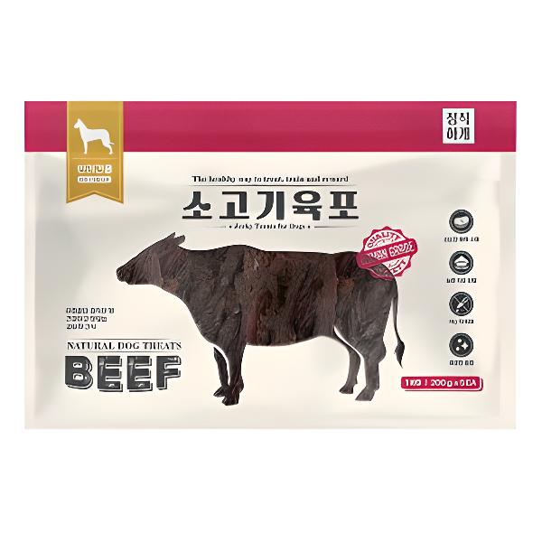 정직하개 애견용 소고기육포 1KG