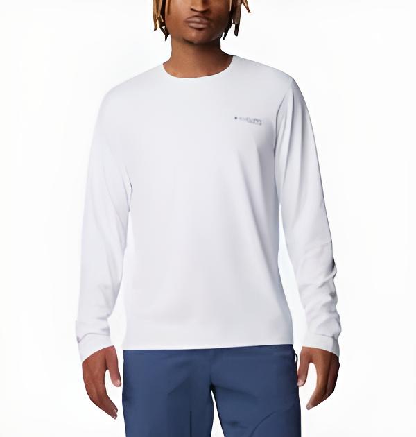 COLUMBIA MEN LS CREW TEE