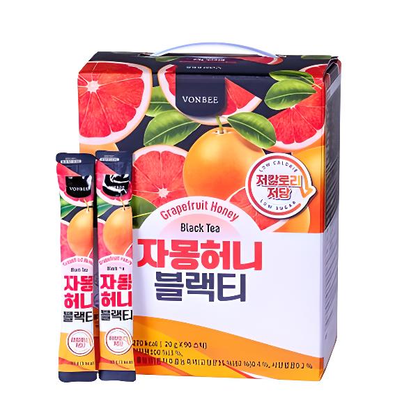 본비 자몽허니블랙티 90입