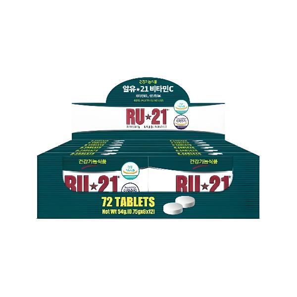 RU-21 비타민C 750mg x 6정x 12박스