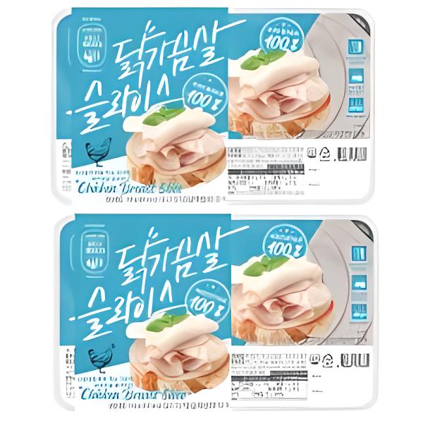 존쿡델리미트닭가슴살슬라이스 350g x 2
