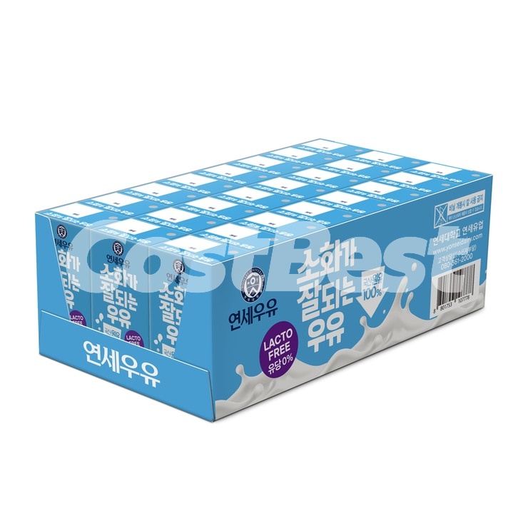 연세우유소화가잘되는멸균우유190ml x 24
