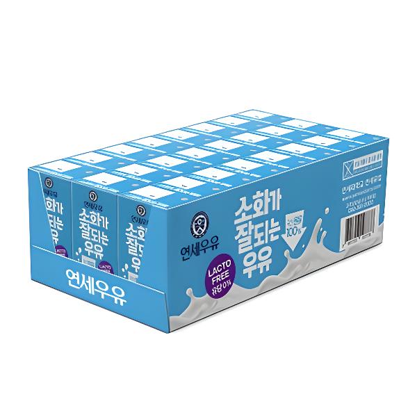 연세우유소화가잘되는멸균우유190ml x 24