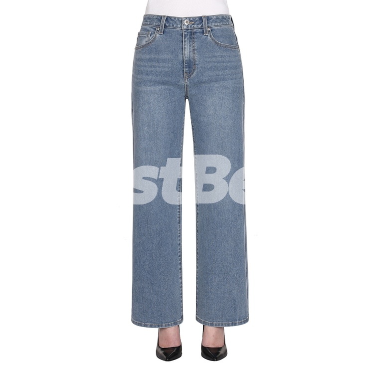 게스 여성 와이드핏 청바지