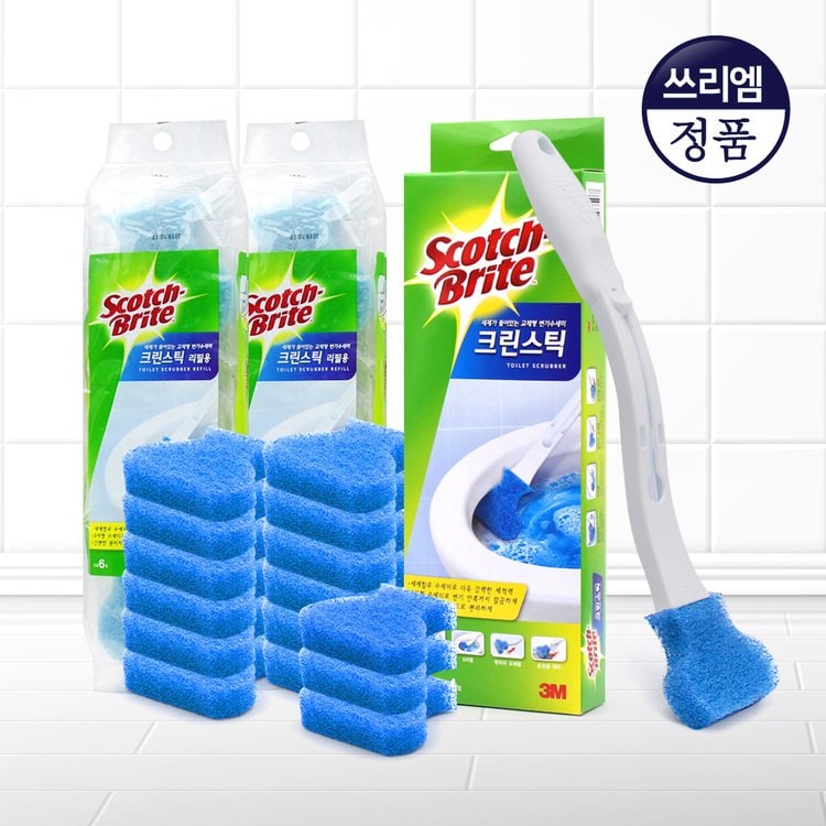 스카치 브라이트 베이킹소다 변기크린스틱